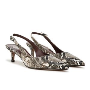 Franco Sarto Kate Slingback Pump 8 Snakeskin